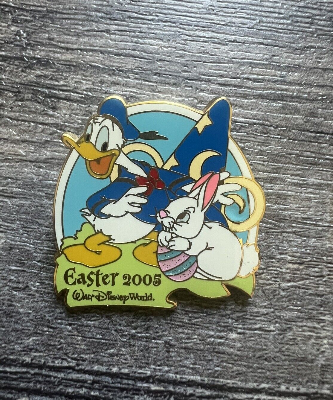 WDW Easter Egg Hunt Collection 2005 Donald Duck Sorcerer Hat LE Disney Pin 37597