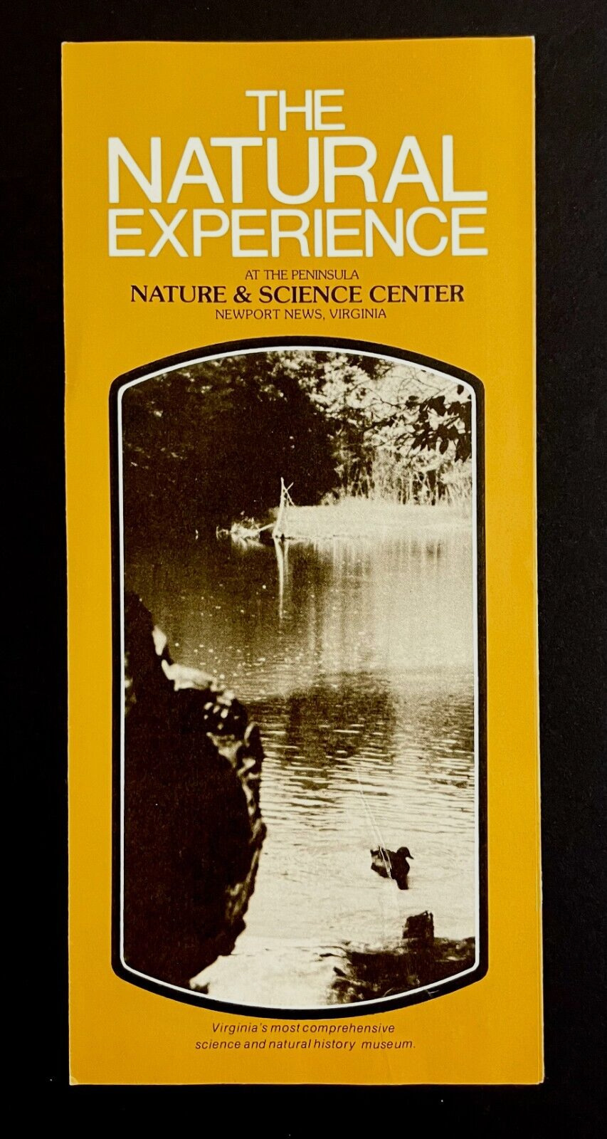 1970s Newport News Virginia Nature Science Space Center Vintage Travel Brochure