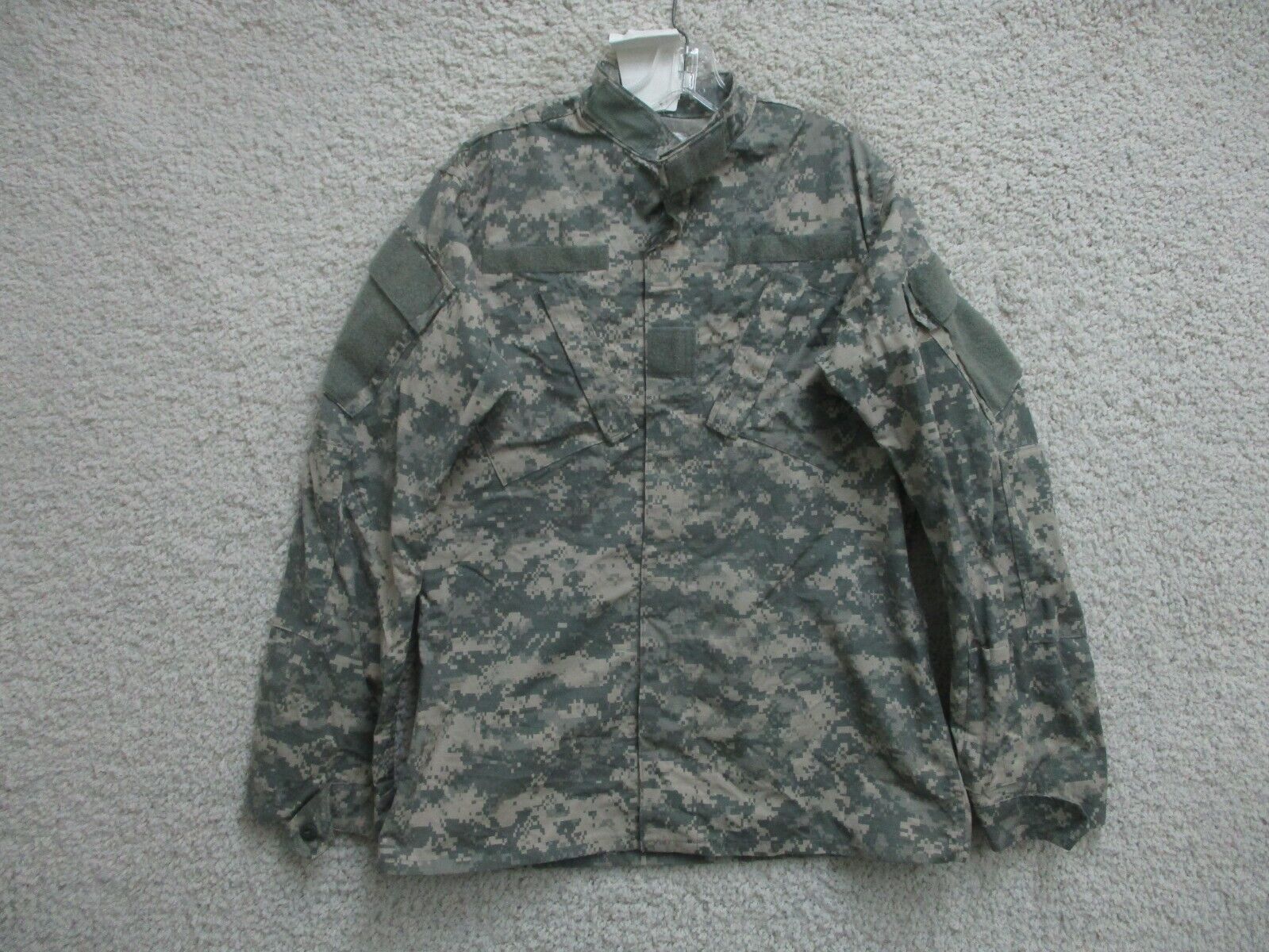 NEW Army Jacket Medium Adult Green Camo Perimeter Insect Guard Full Zip Mens M
