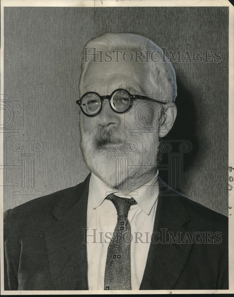 1961 Press Photo Cambridge University Professor of Genetics Sir Ronald Fisher