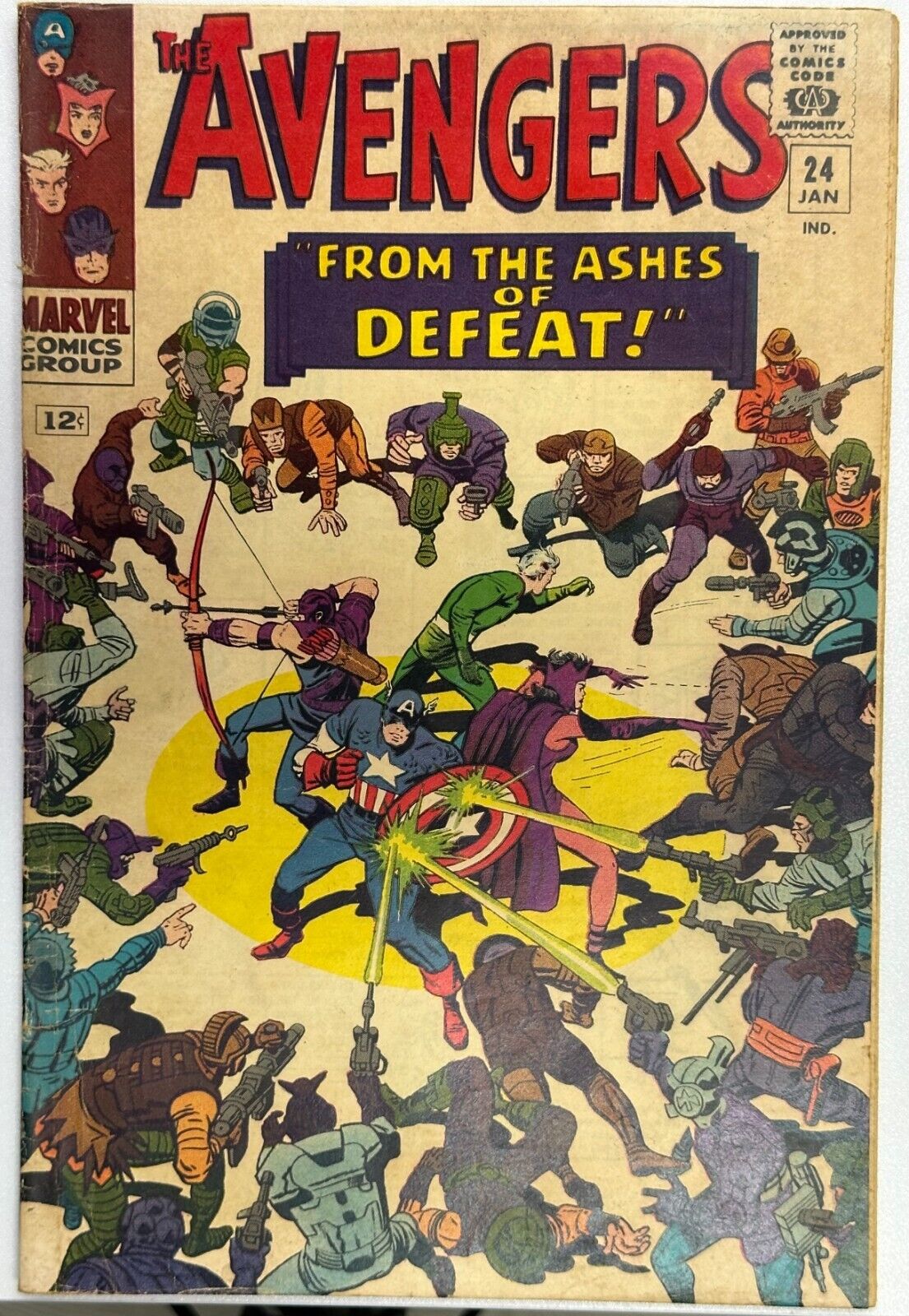 Avengers #24, KEY 2nd App. Ravonna Renslayer, VG, Marvel Comics 1966