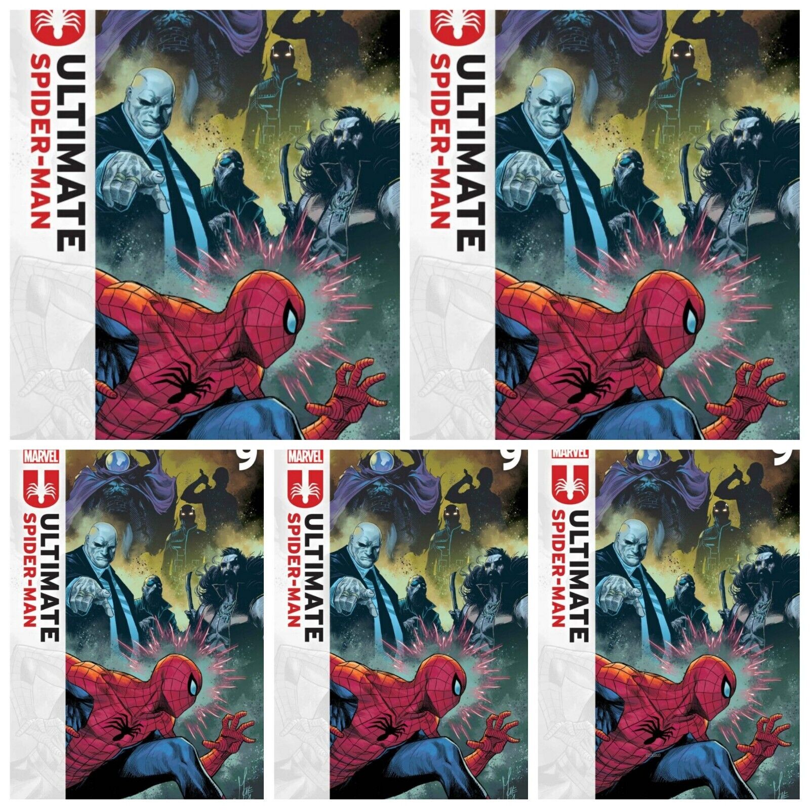 5 Pack Ultimate Spider-man #9 Main Cover A Checchetto PRESALE 9/25 Marvel 2024