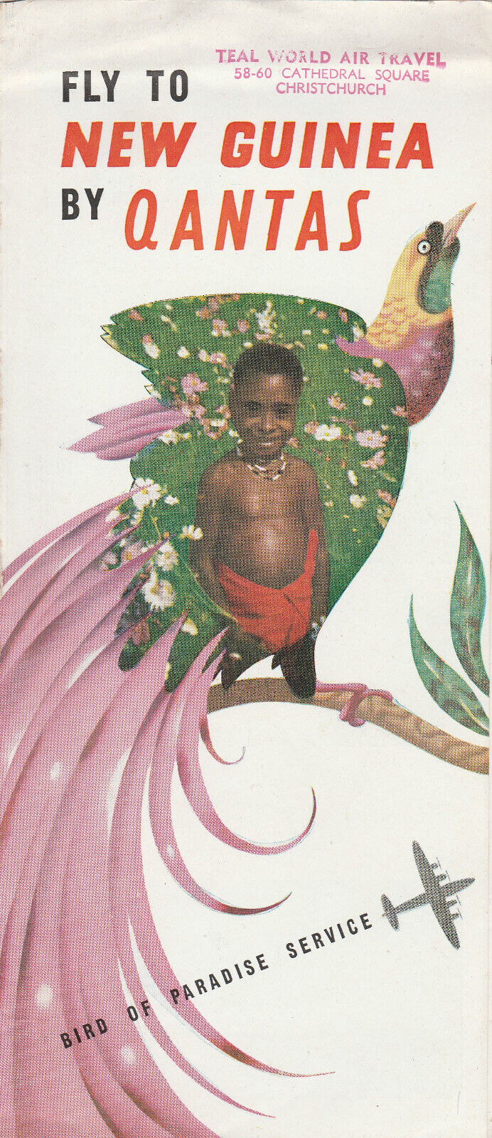 QANTAS 1951 New Guinea promotion brochure