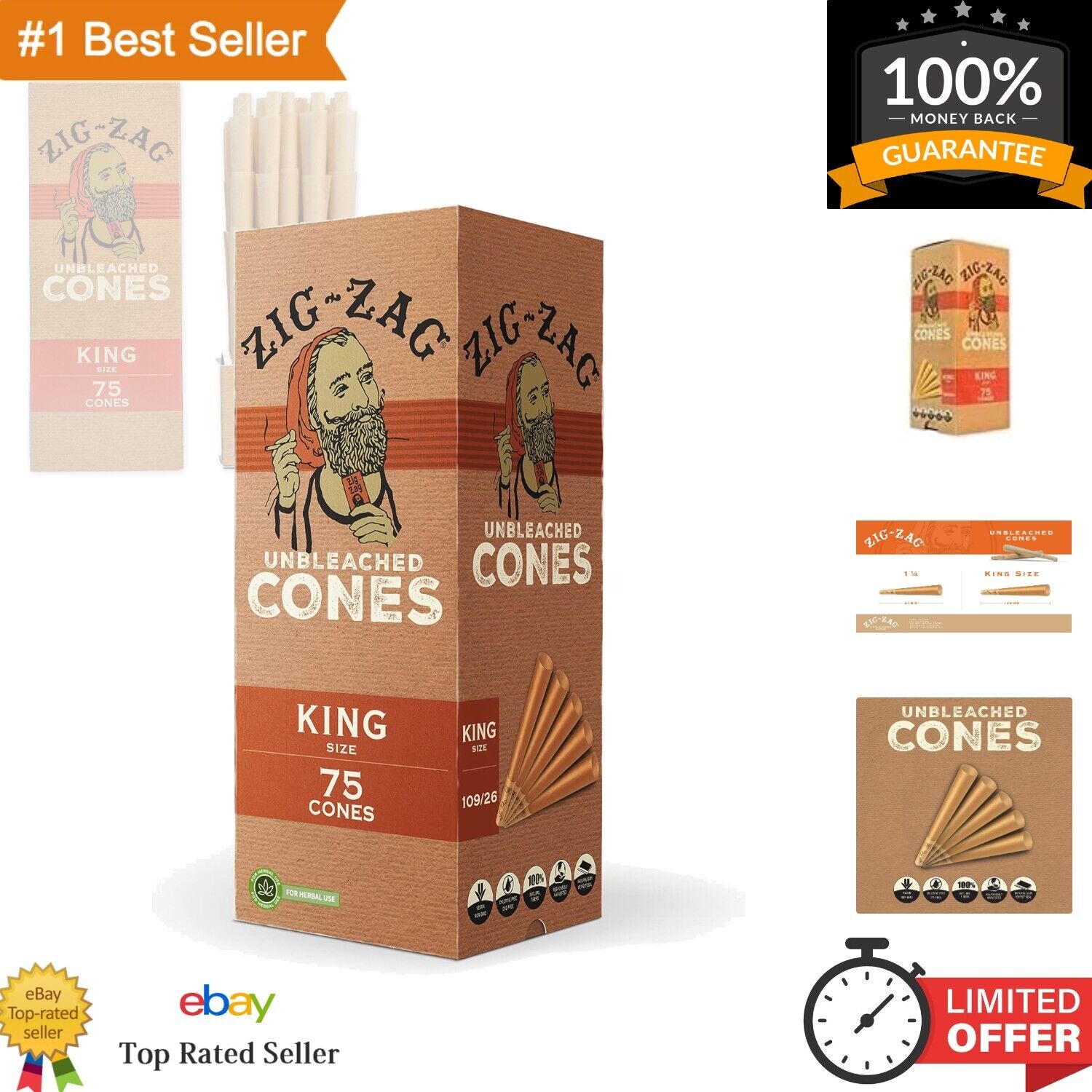 Convenient Pre-Rolled Cones with Nicotine-Free Natural Fibers for Smooth Burns