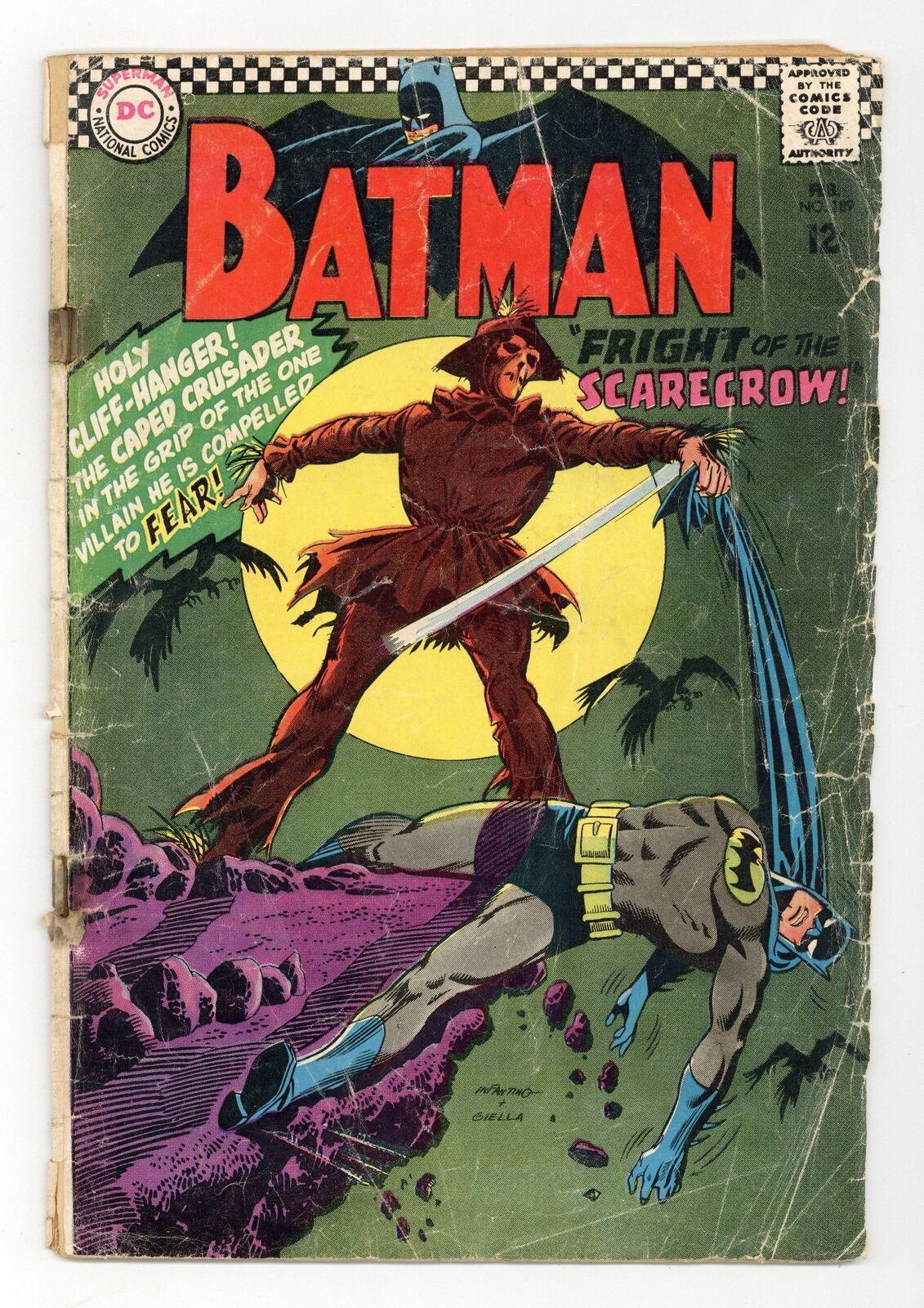 Batman #189 PR 0.5 1967 1st SA app. Scarecrow