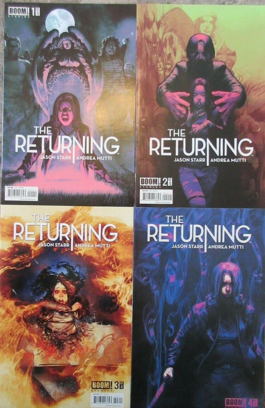 The Returning #1-4 Boom Studios 2014 Comic Book Run Lot