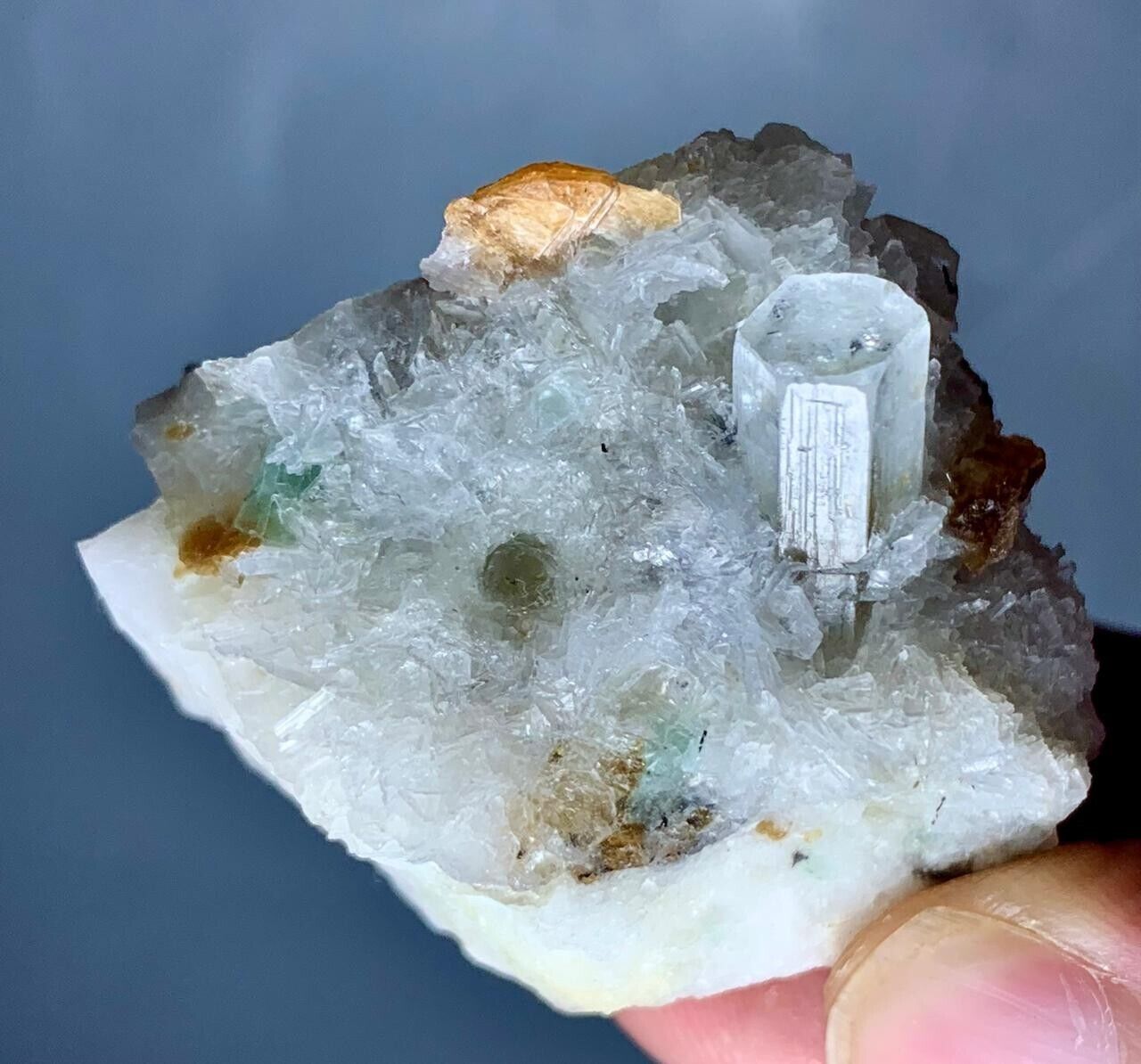225 Carat Aquamarine Crystal Specimen From Skardu Pakistan