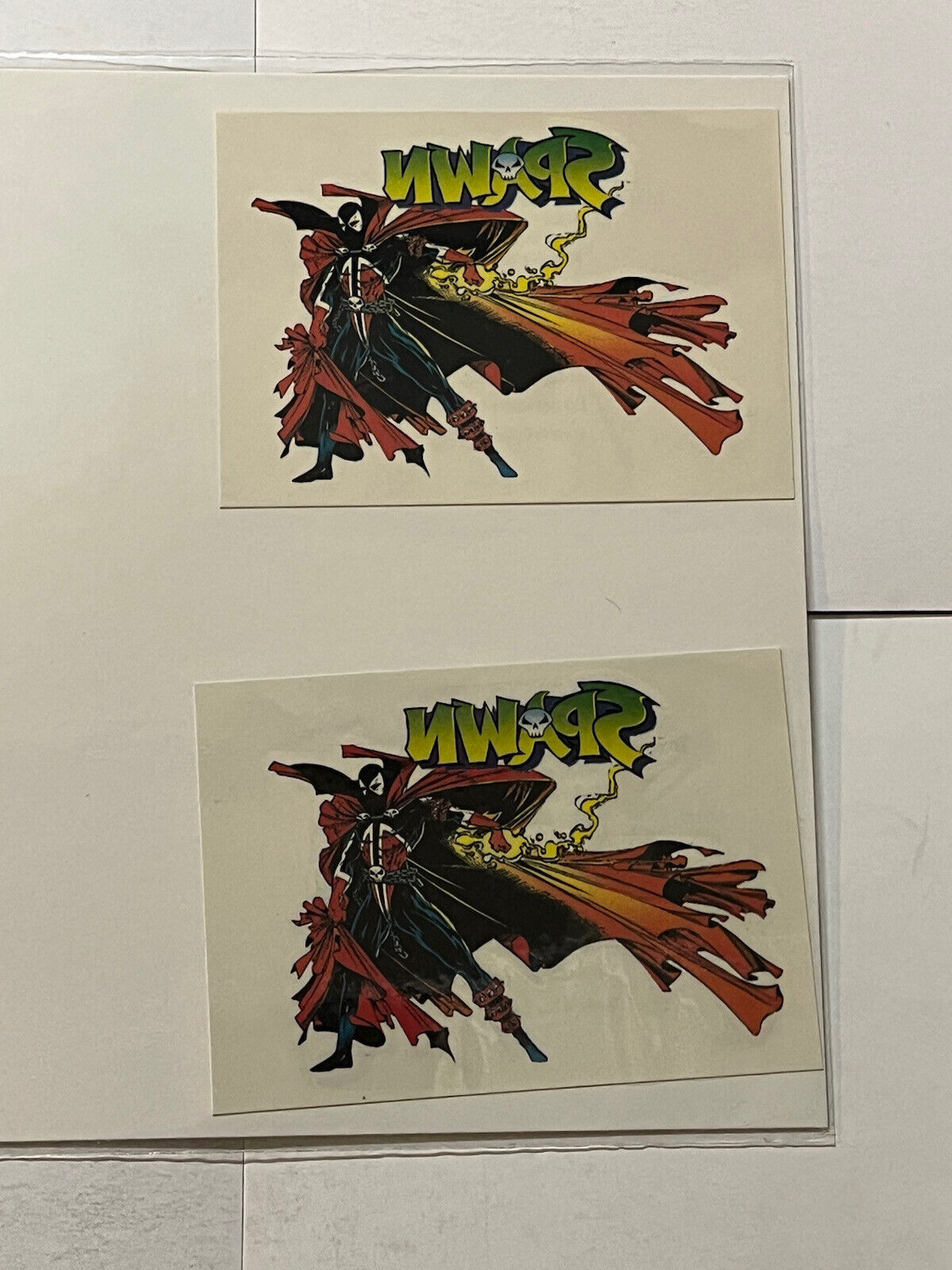 New York Toy Fair SPAWN 1x TATTOO 1991 VINTAGE COLOR SEALED | Combined Shipping