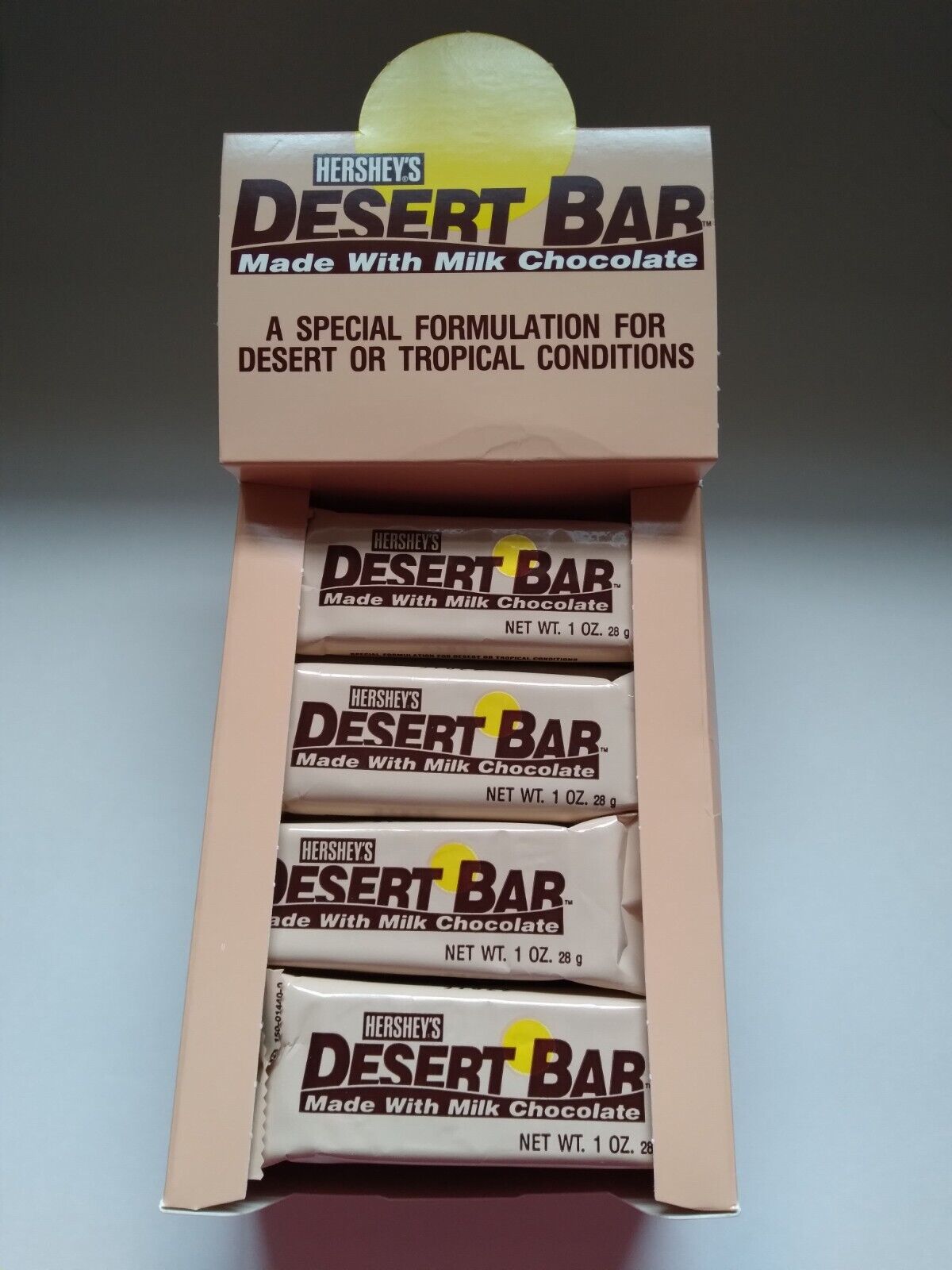 Single Hershey’s Desert Bar Candy Bar made for Desert Shield Storm New in Pkg B2