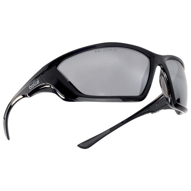 Bolle 40138 SWAT Ballistic Sunglasses - Silver Flash Anti-Fog Mirror Lens