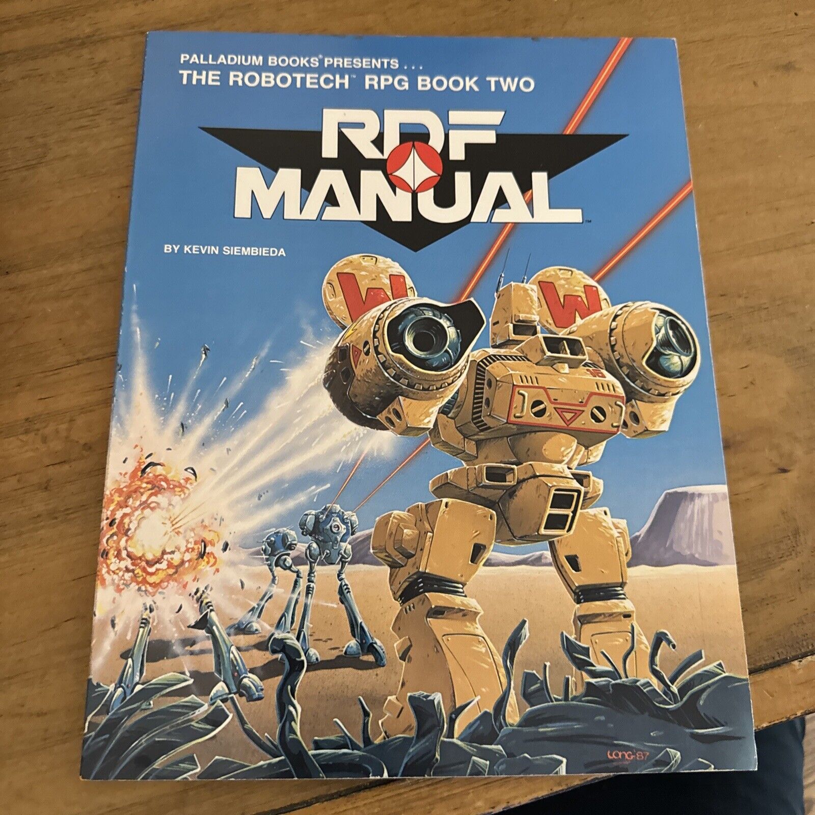 Vtg 1987 Robotech RPG Book Two, RDF Manual by Kevin Siembieda, Book 2