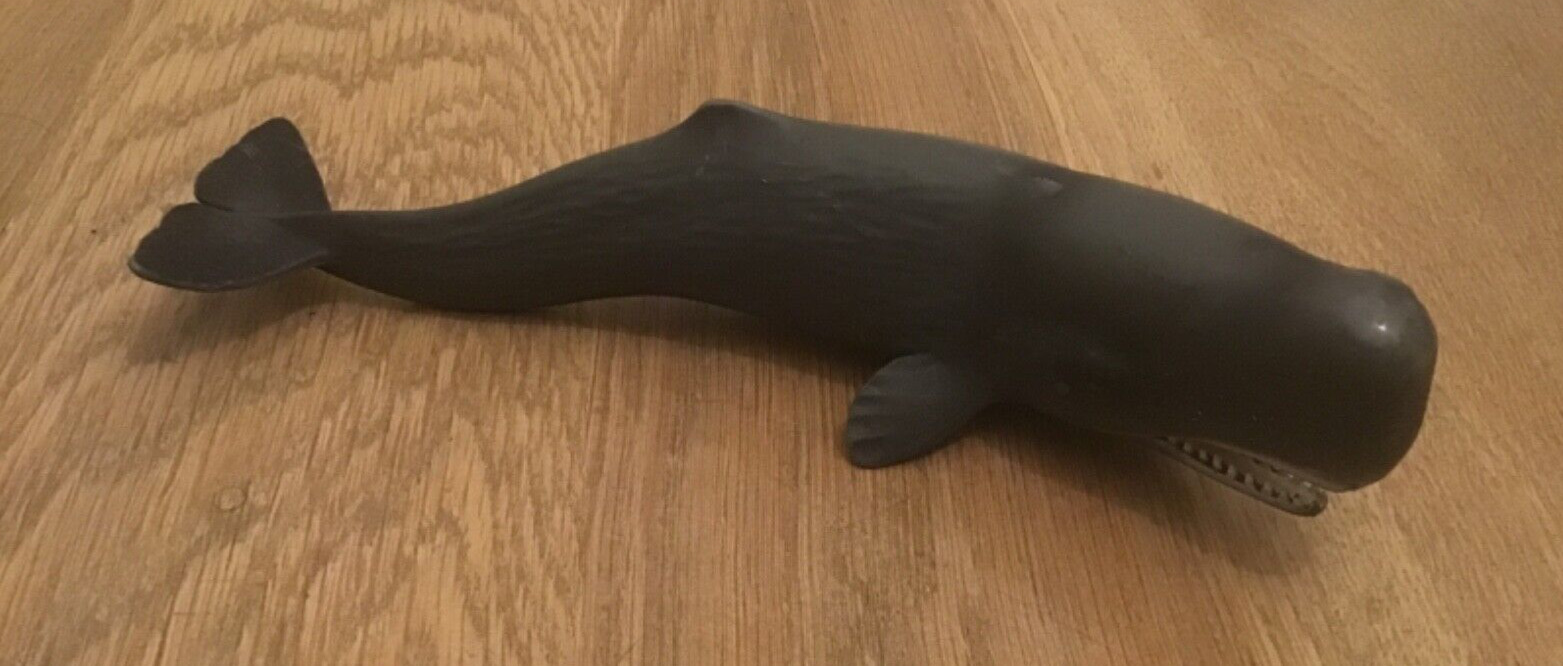 Schleich Animals: Rare Retired Gray Sperm Whale D-73527 Figurine