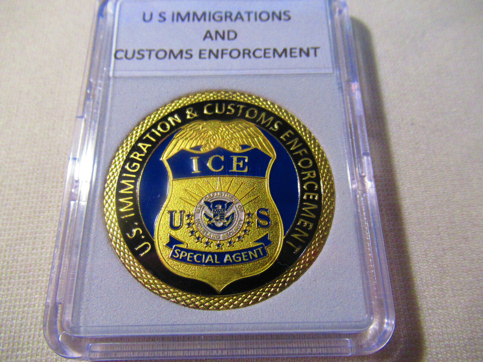 US IMMIGRATION & CUSTOMS ENFORCEMENT (ICE) Challenge Coin