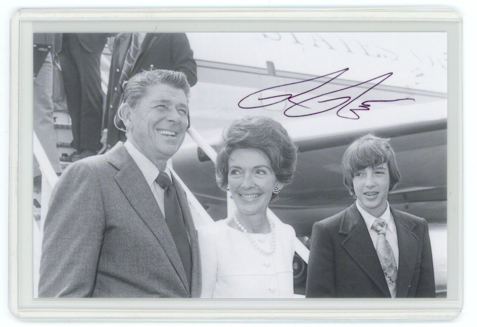 Ron Ronald Reagan Jr Signed Photo - President Son Nancy Political Commentator