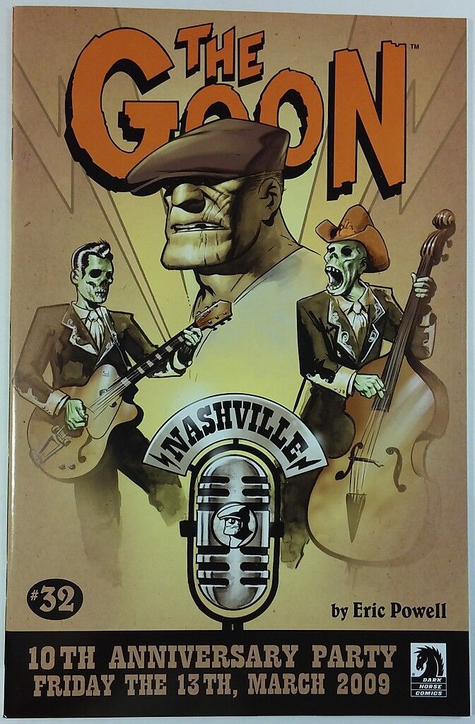 Eric Powell - THE GOON #32 [10th Anniversary, Nashville Zombie variant cover]