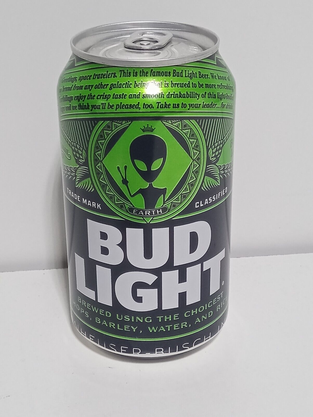 Bud Light Alien Can - UFO Storm Area 51