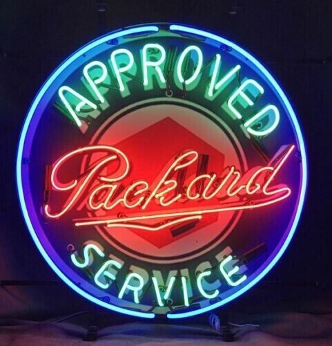 New Approved Service Packard HD ViVid Neon Sign 24
