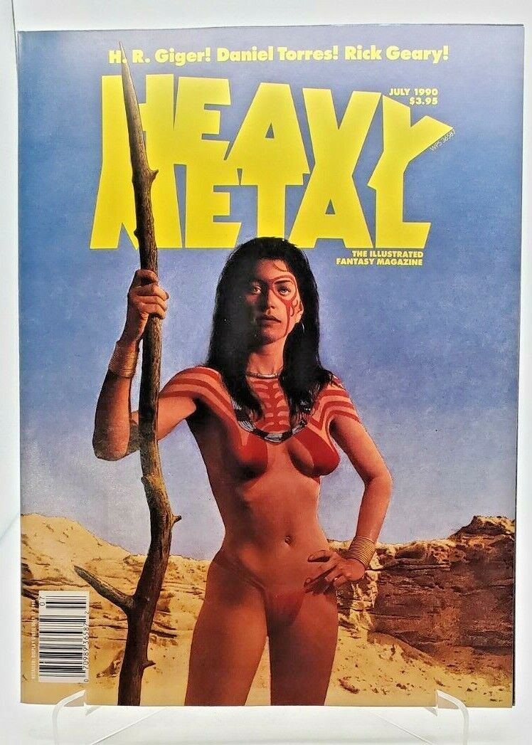 Heavy Metal Magazine V14 #3 July 1990 Donald Trump BUILD THE WALL  H.R. Giger NM