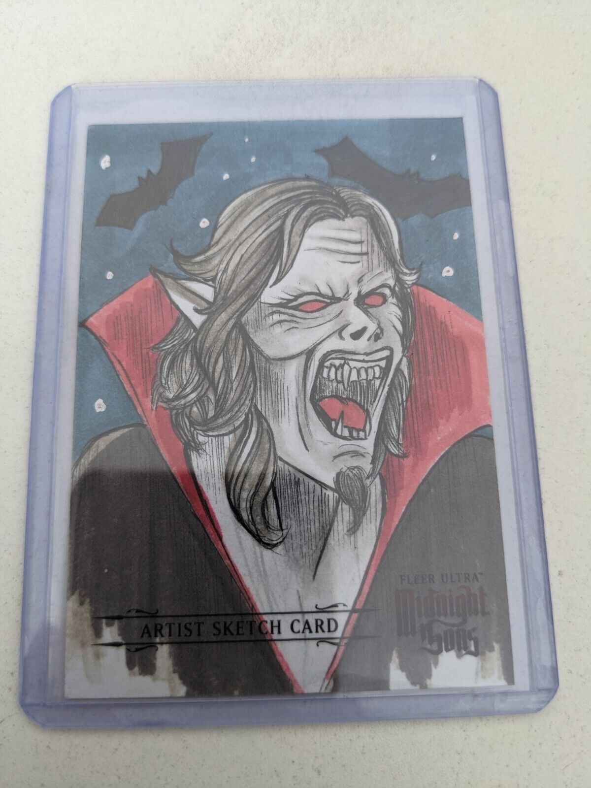2023 Fleer Marvel Midnight Sons 1/1 Morbius Sketch By Unknown