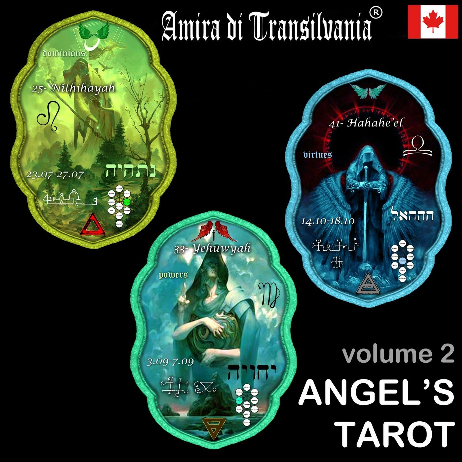 tarot of the angels oracle cards deck esoteric fortune telling divination + book