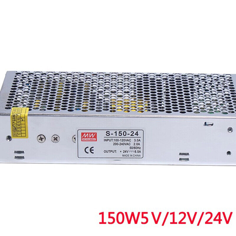 AC 220V TO DC 5V 12V 24V Switching Power Supply Driver Adapter 25/12.5/6.5A 150W