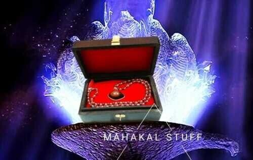 Most Powerful Wealth Richness Nagmani Cobra Black Snake Stone Pendant