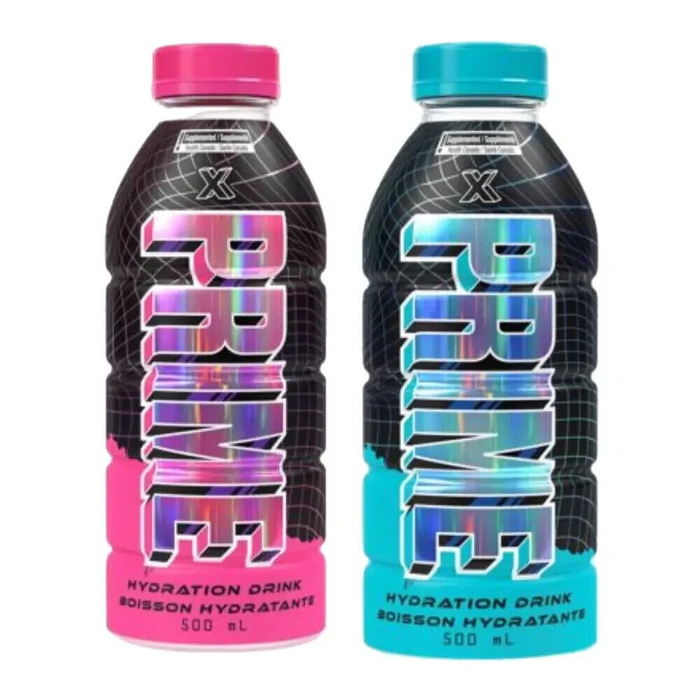 Prime X Pink & Blue Hydration LIMITED EDITION Holographic - Buy More & Save