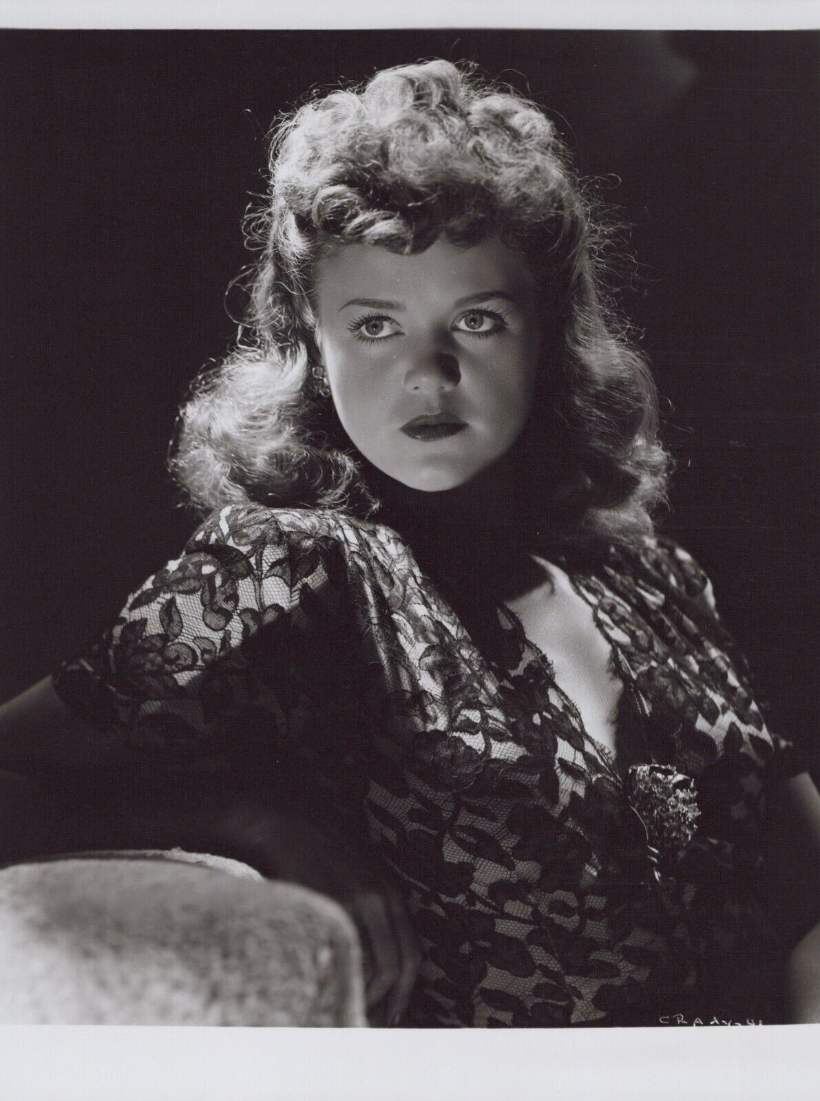 Simone Simon (1940s) ❤ Hollywood Beauty Stunning Portrait Vintage Photo K 523