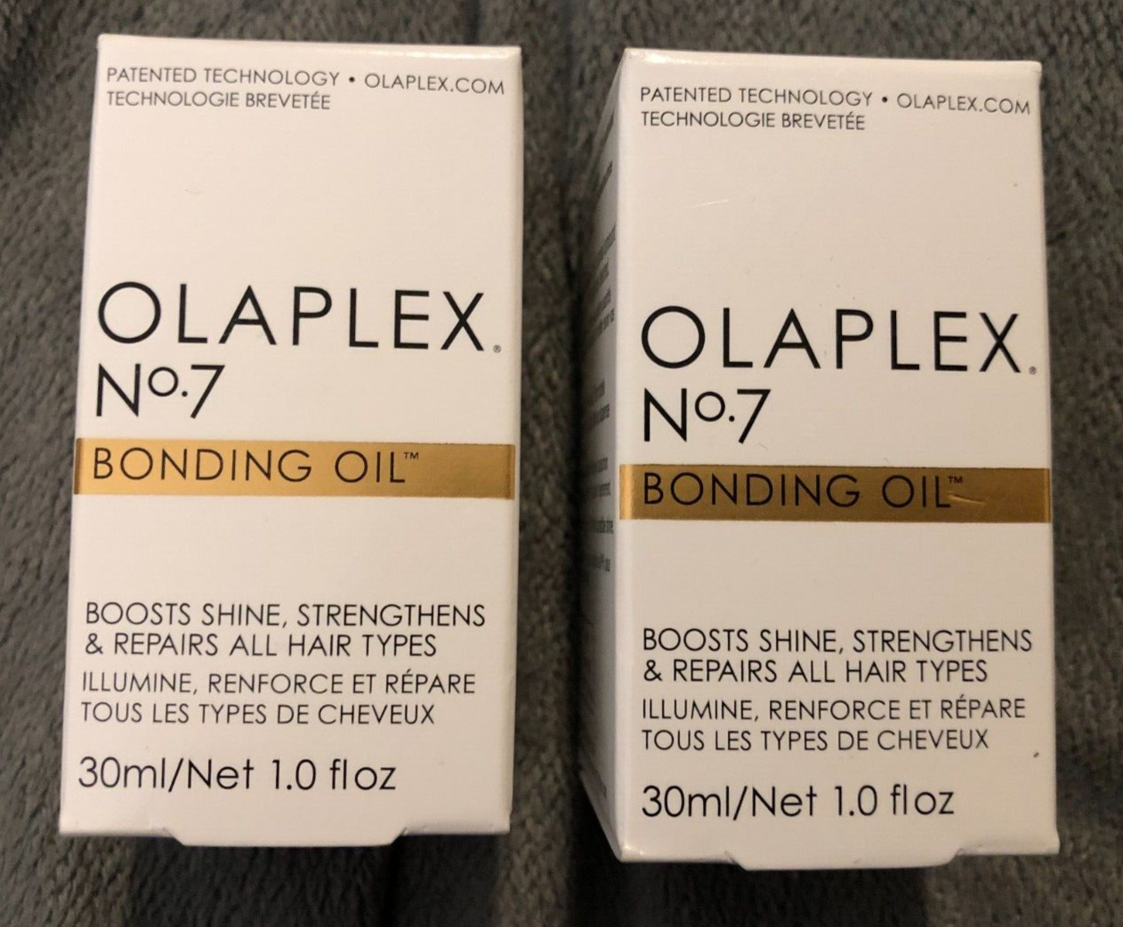 Lot Of 2Olaplex No 7 Bonding Oil 1.0 fl oz x 2 Shine Strengthen Repair Hair GOOD