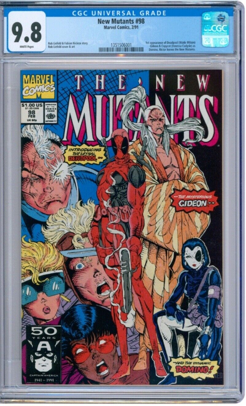 New Mutants #98 - BIG KEY ISSUE (FIRST APPEARANCE OF DEADPOOL)