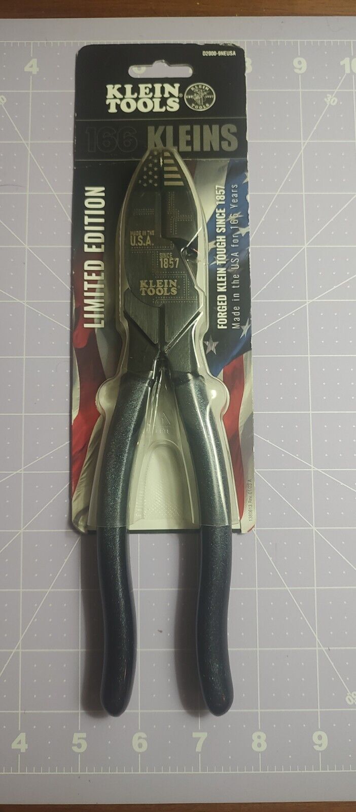 Klein Tools Limited Edition 166 Klein's Lineman Pliers / New