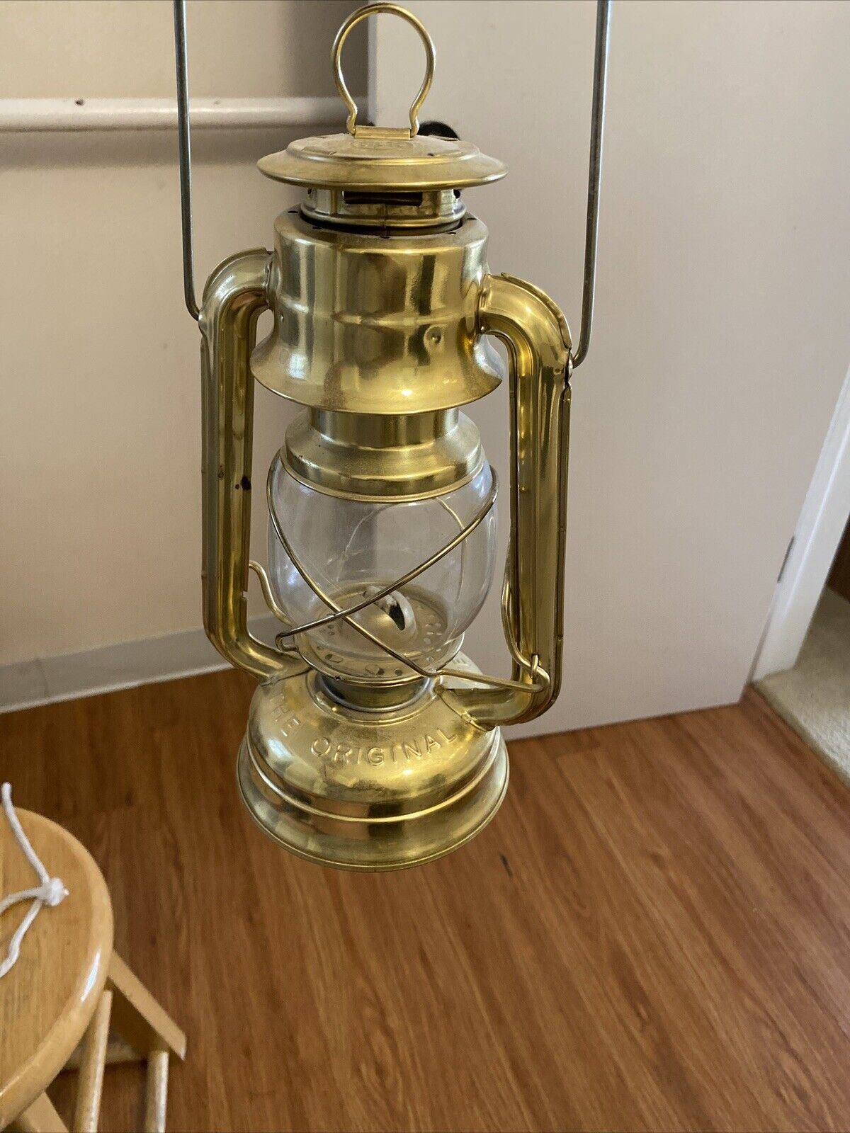 Vintage never used Dietz original #76 brass colored Lantern Kerosene or Lamp Oil
