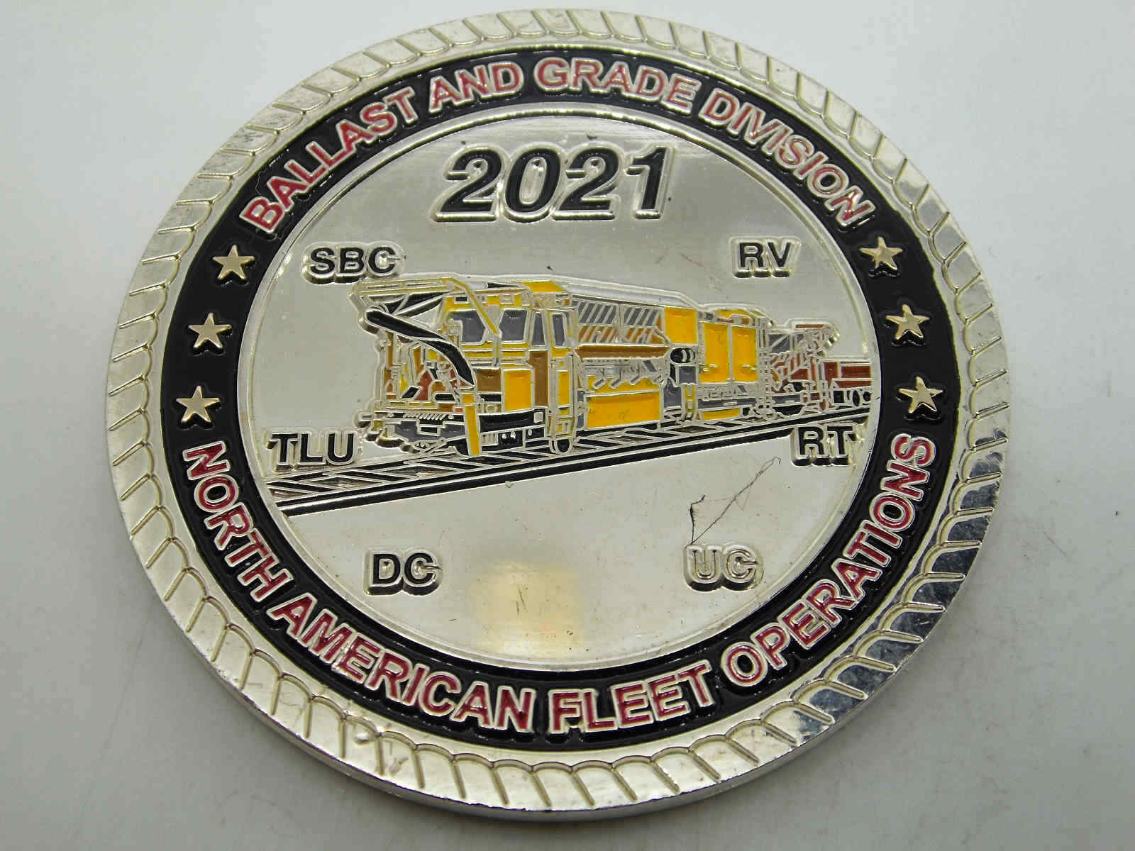 NORTH AMERICAN FLEET OPERATIONS BALLAST AND GRADE DIVISION CHALLENGE COIN