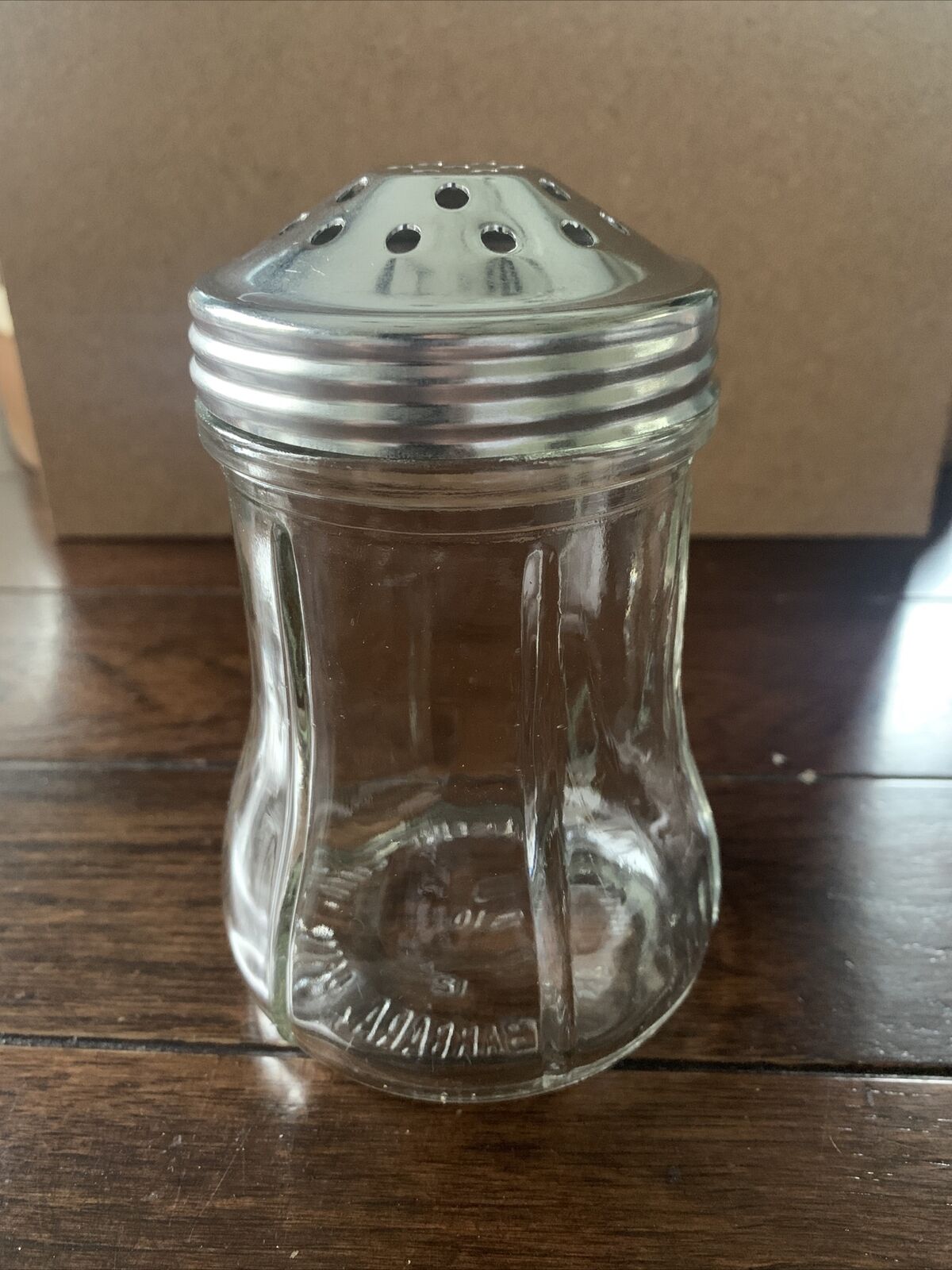 Vintage Dripcut Starline Shaker Dispenser Clear Glass #910 Santa Barbara CA