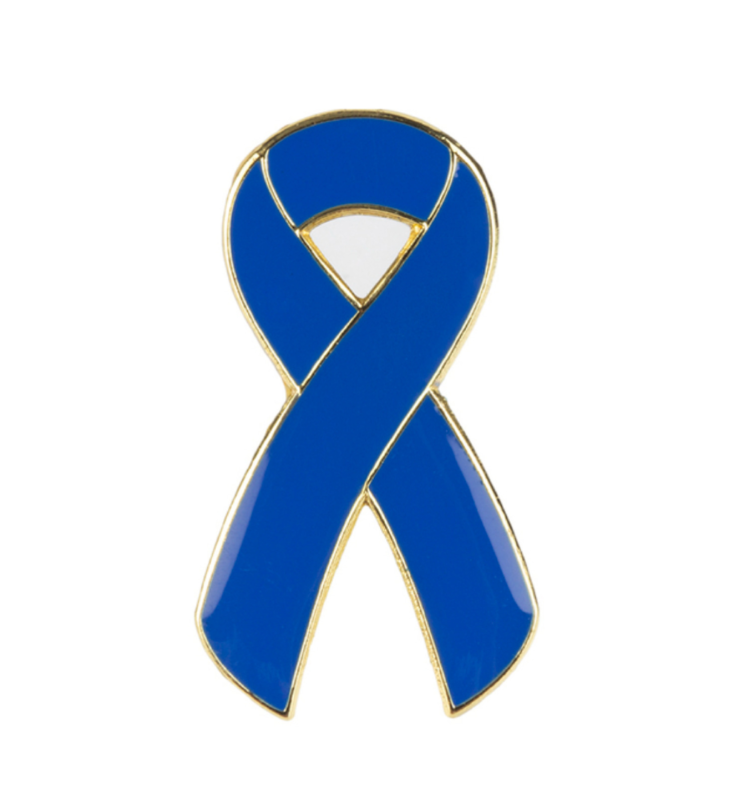 Blue Ribbon Pin Badge Enamel Lapel Brooch Anti-Bullying Prostate Colon Cancer