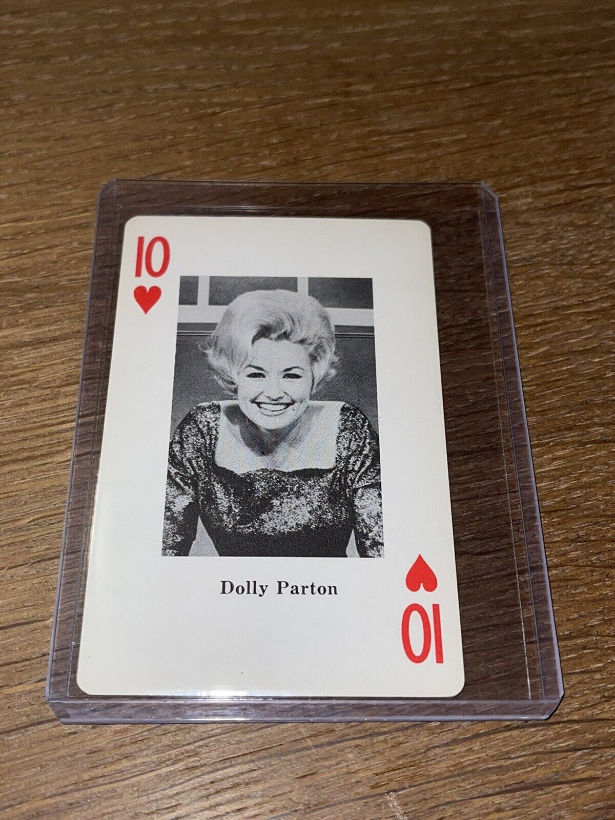 EXTREMELY RARE 1970 HEATHER COUNTRY MUSIC DOLLY PARTON 10 OF HEARTS MUSIC CARD