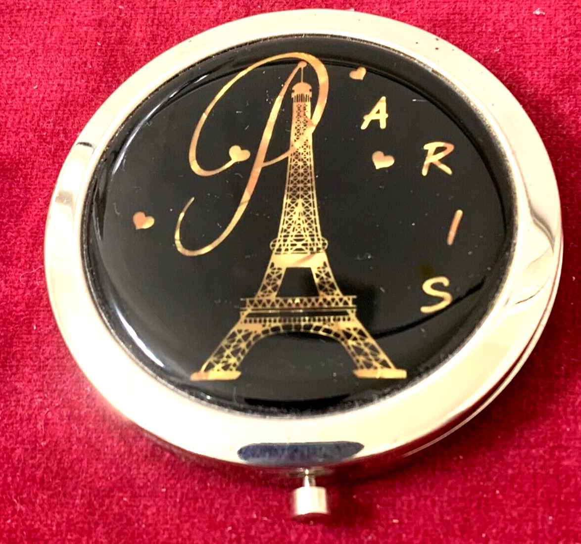 Paris Eiffel Tower Mirror Compact for handbag, pocket