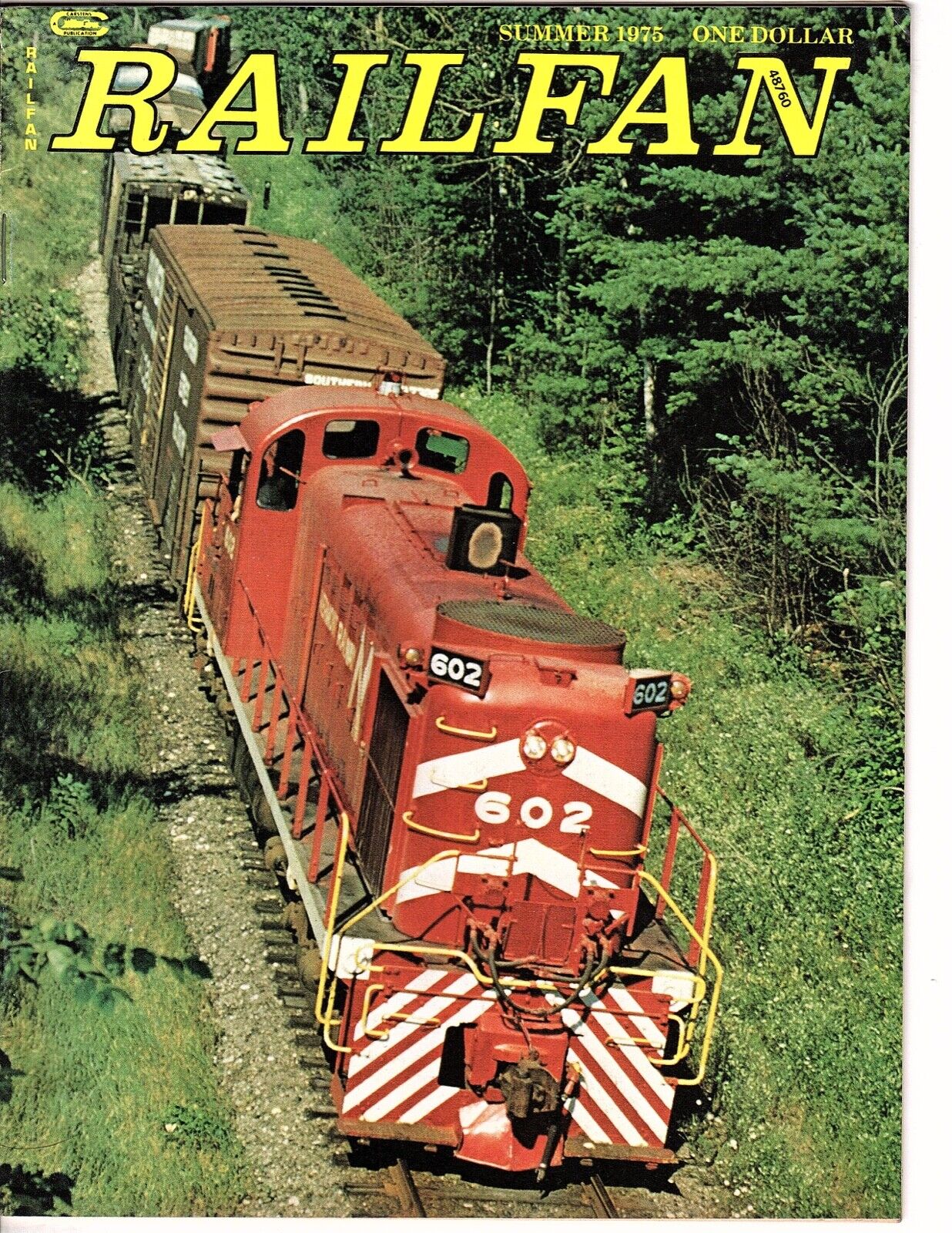 Railfan Magazine 1975 Summer vol. 1 #3 Vermont Ry South Africa 19Ds (j1000