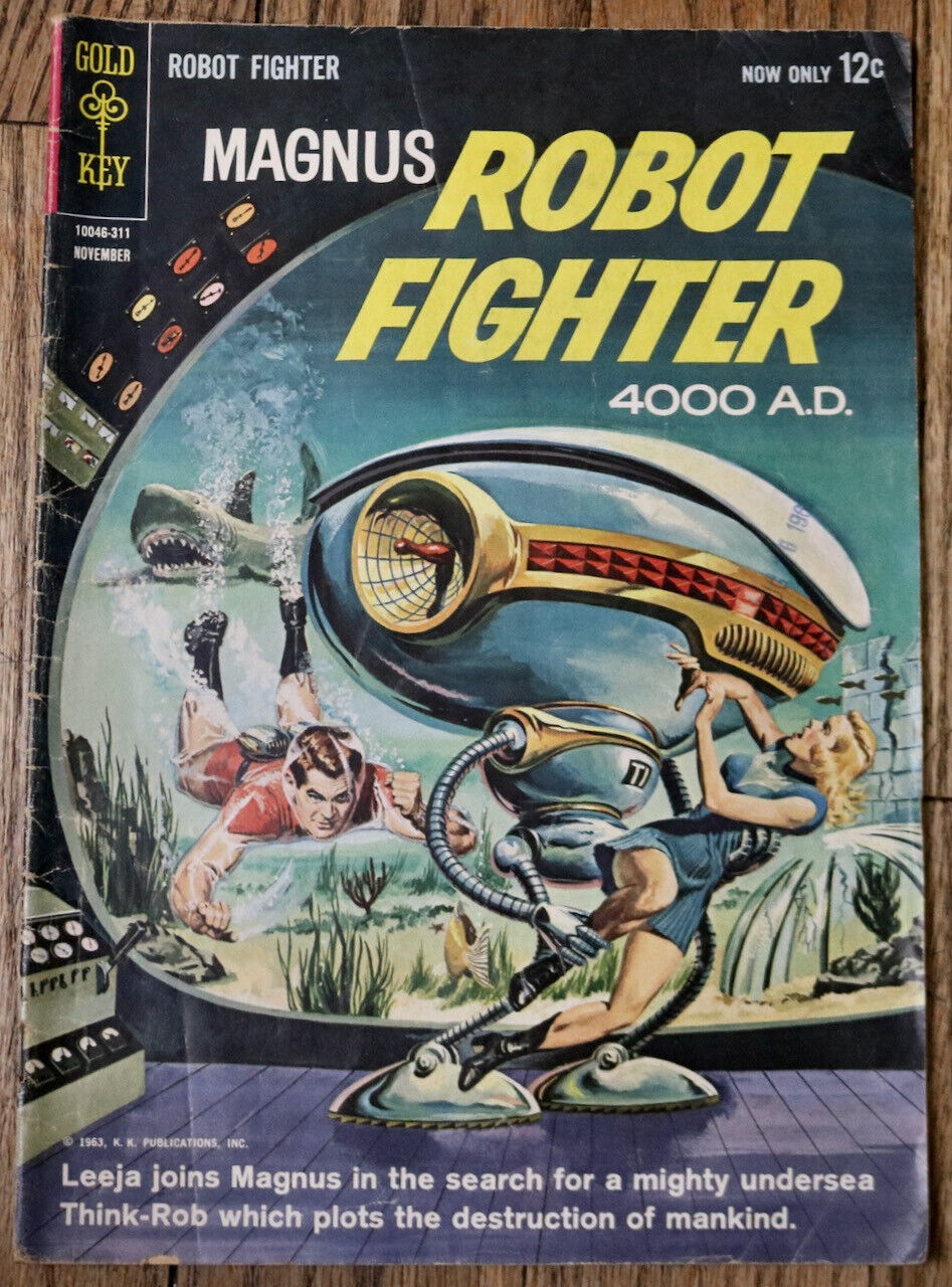 MAGNUS Robot Fighter 4000 AD comic book 4 Nov 1963 KK Productions