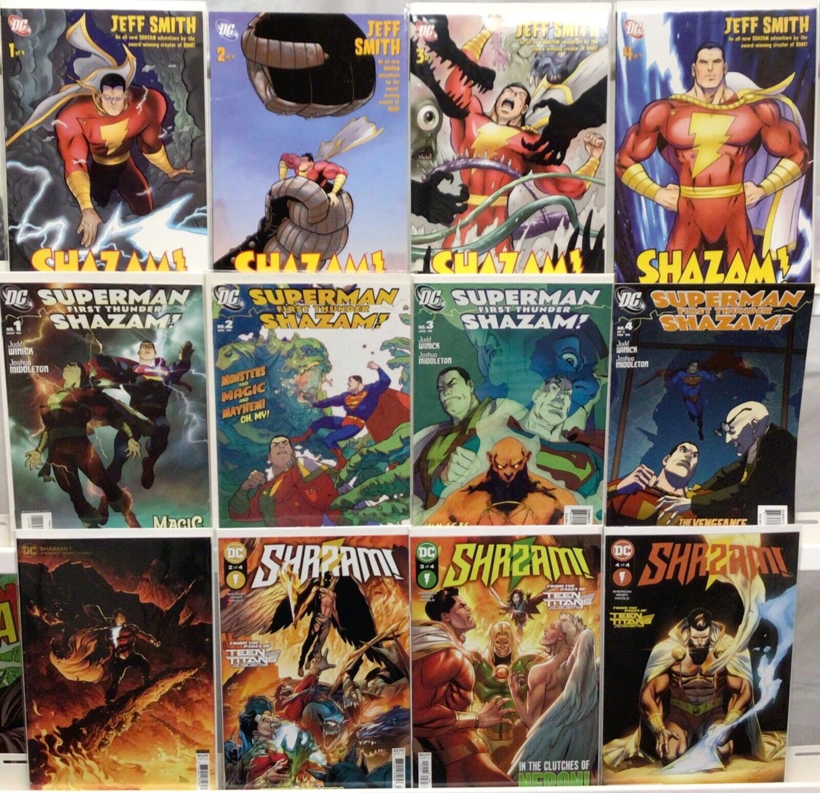 DC Comics Shazam Complete Sets - Read Description