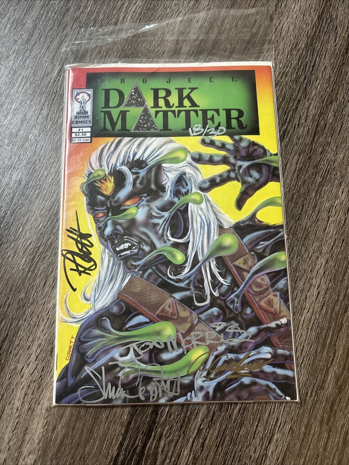 PROJECT DARK MATTER (1996 Series) #1 Near Mint Comics Book Autographed COA
