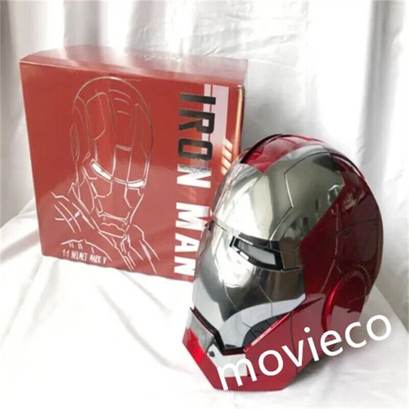 1:1 Activated MK5 Electronic IN STOCK AUTOKING Iron Man Helmet Voice Open&Close