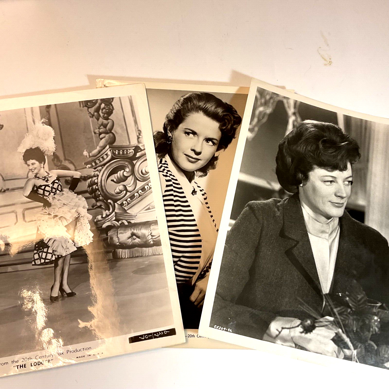 8x10 Vintage Movie Photos Lot of 3 Merle Oberon Maggie Smith Mala Powers