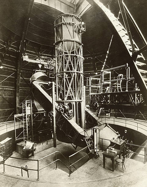 The 100-Inch Telescope And Its Thermocouple Attachment For Measuri- Old Photo