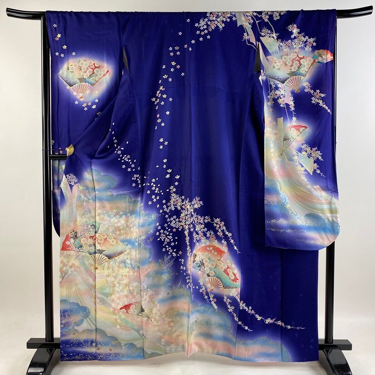 Furisode Kimono Long-Sleeved Kimono, Length 160Cm, Sleeve 67Cm, Yumeji Takehisa,