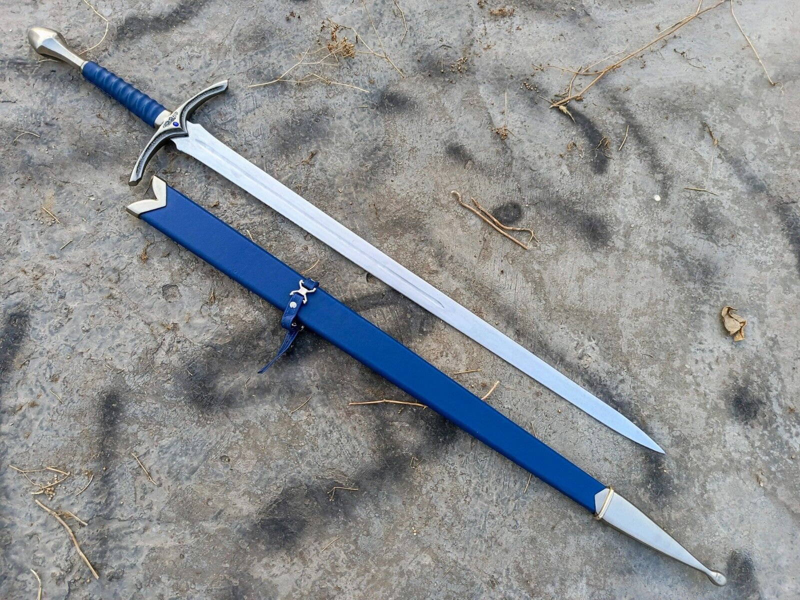 Glamdring Sword of Gandalf, Cosplay Replica Handmade Sword with Scabbard