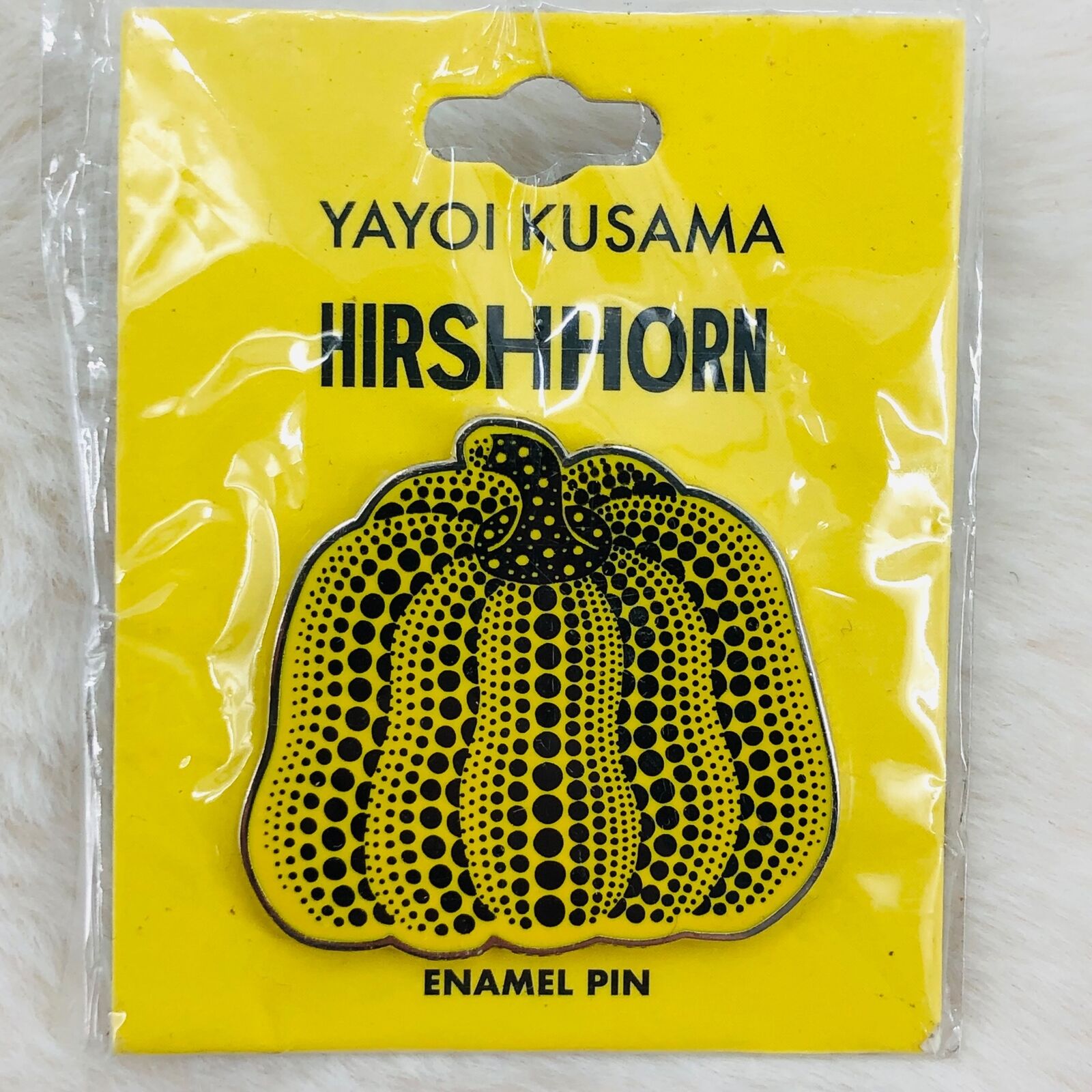 Yayoi Kusama Hirshhorn Smithsonian Museum Artist Souvenir Pumpkin Enamel Pin