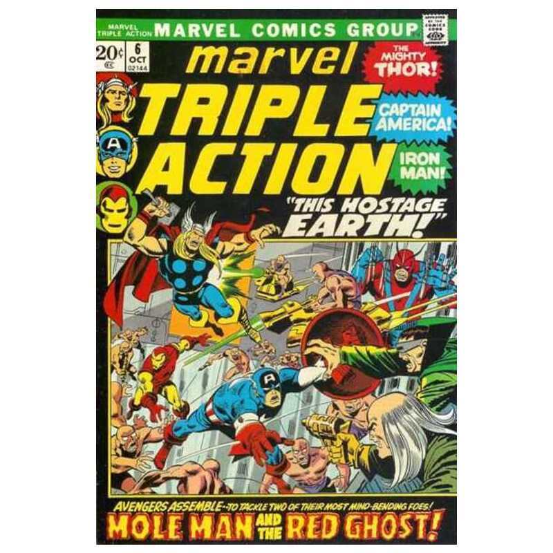 Marvel Triple Action (1972 series) #6 in VF minus condition. Marvel comics [v 