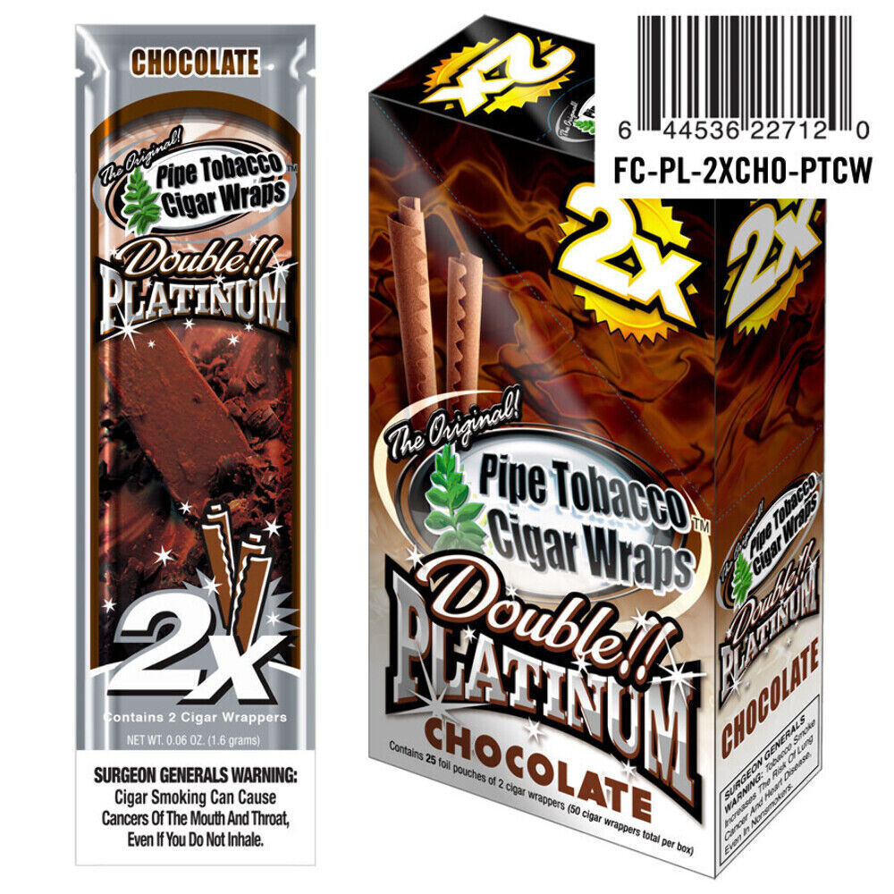 Double Platinum Wraps Chocolate 25/2 Ct