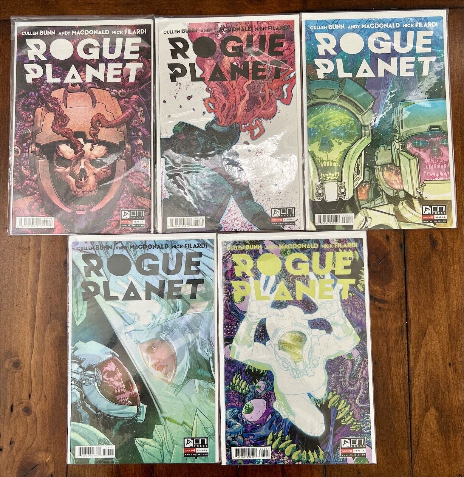 Rogue Planet 1-5 Complete Set , Mint Condition